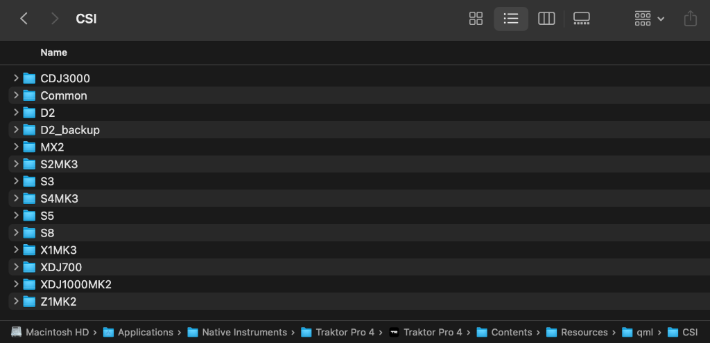 Traktor Mod Structure